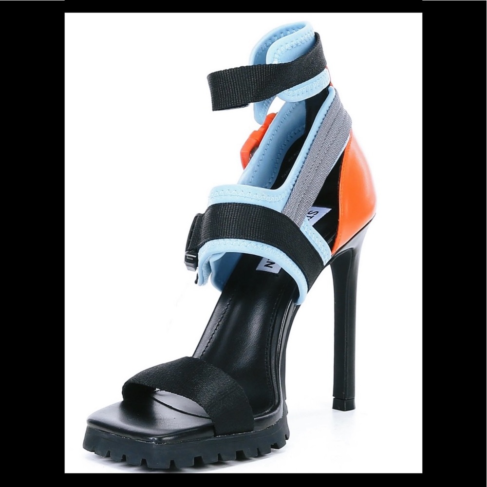 Steve Madden Vibing Sandal Heels Stilettos Black